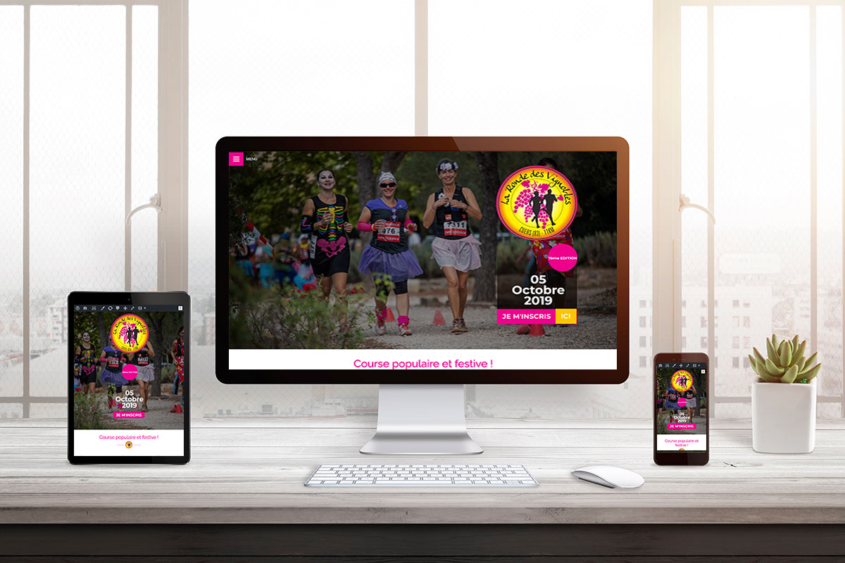 Ingenieweb, création site internet la ronde des vignobles à Cuers Var