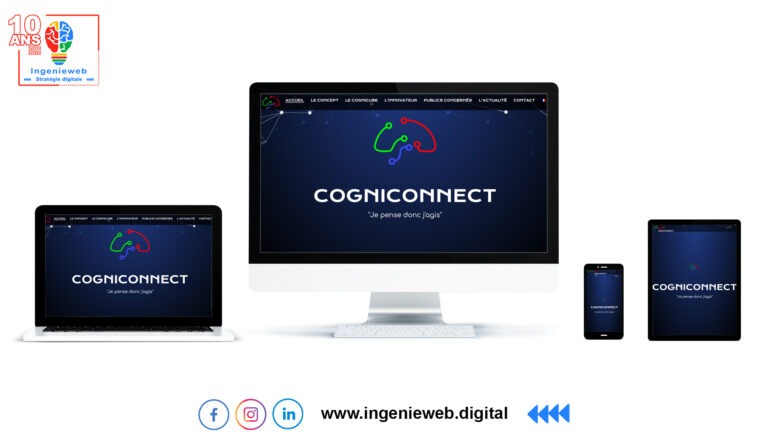 création site internet Cogniconnect by Ingenieweb stratégie de communication digitale var