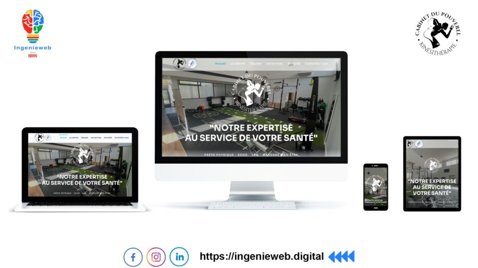 Site internet Centre Paramédical du Pouverel by Ingenieweb création site internet référencement communication digitale