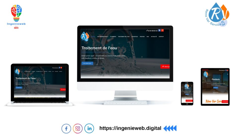 Site internet Réno Var Services by Ingenieweb